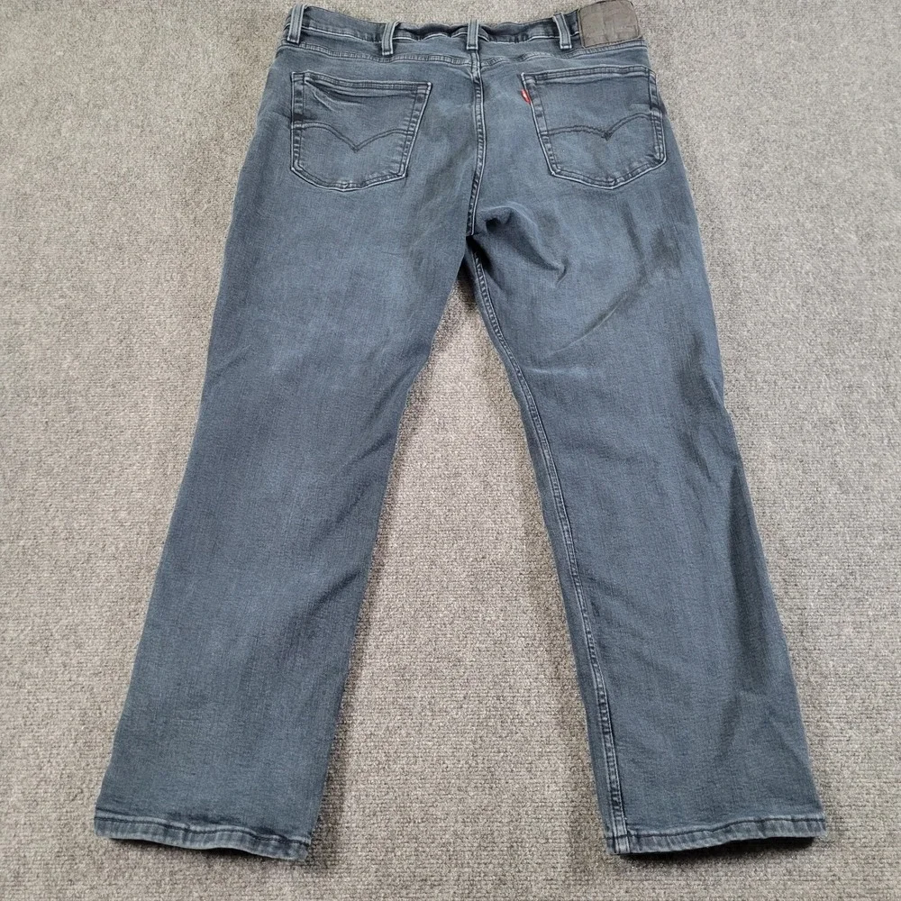 Levis 514 Jeans Men's (38x30 Label) Straight Leg‎ Stretch Blue Stitch